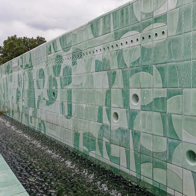 Houston Botanic Garden Water Wall